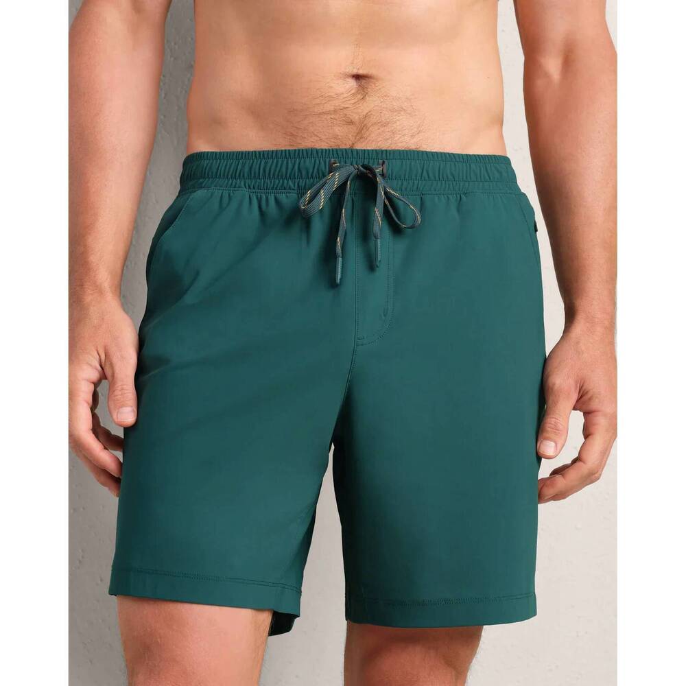 NEW RHONE pursuit short - 7" in moss green